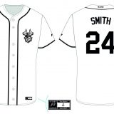 COMBO Jersey Rickers (new) noir+blanc SOFTBALL – Image 3